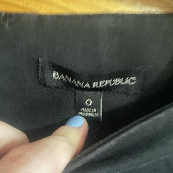 Banana Republic Black Square Neck 3/4 Sleeve Business Casual Sheath Dress Size 0 - Picture 2 of 8